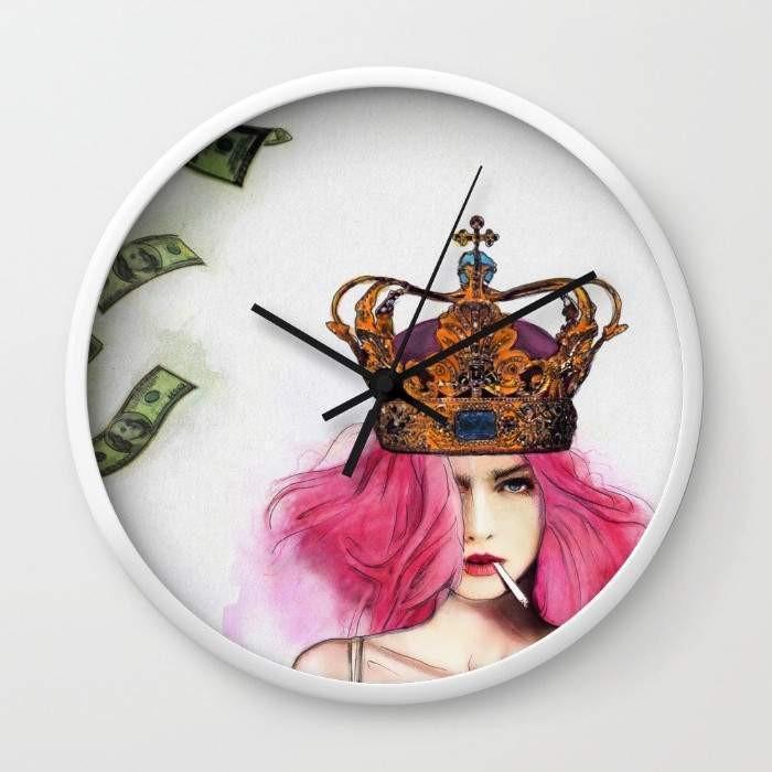 Main Queen Bitch Wall clock image