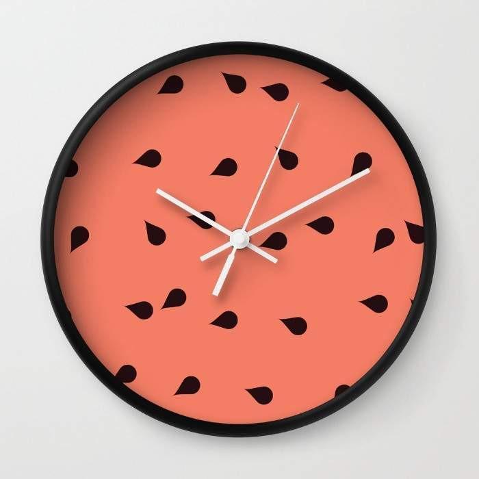 Main SCATTERED WATERMELON Wall clock image