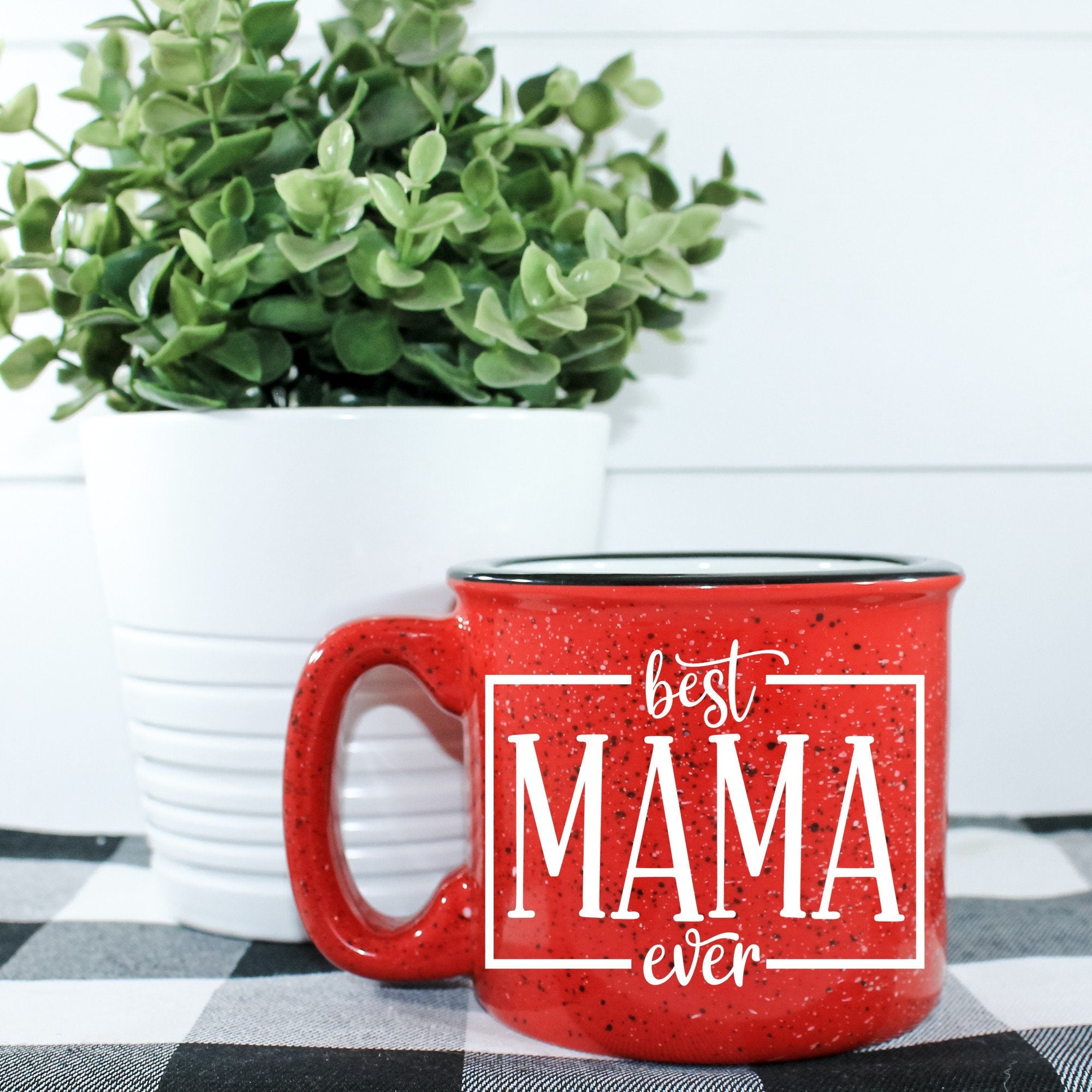 Best Mama Ever Campfire Mug with a vibrant design, perfect for cozy drinks.