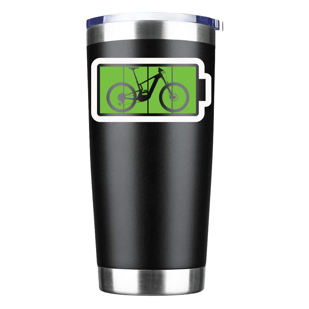 Full Charge Insulated 20oz Tumbler in vibrant colors, showcasing its stainless steel design and leak-proof cap.