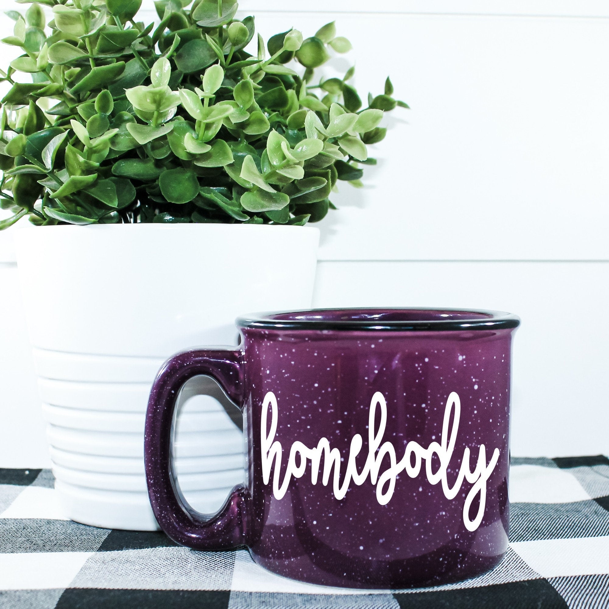 Homebody Campfire Mug in ceramic with a unique design, perfect for cozy beverages.