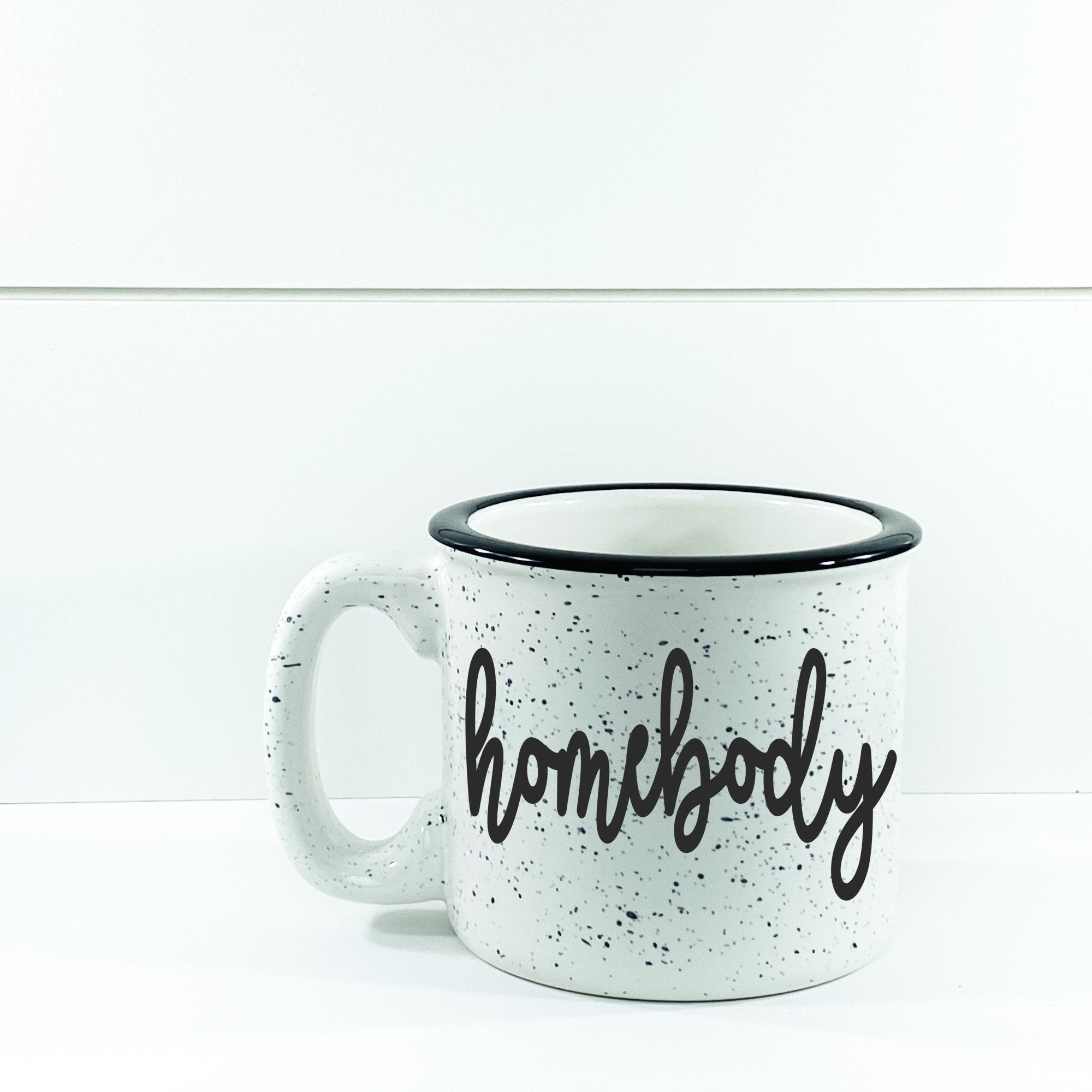 Homebody Campfire Mug in ceramic with a unique design, perfect for cozy beverages.