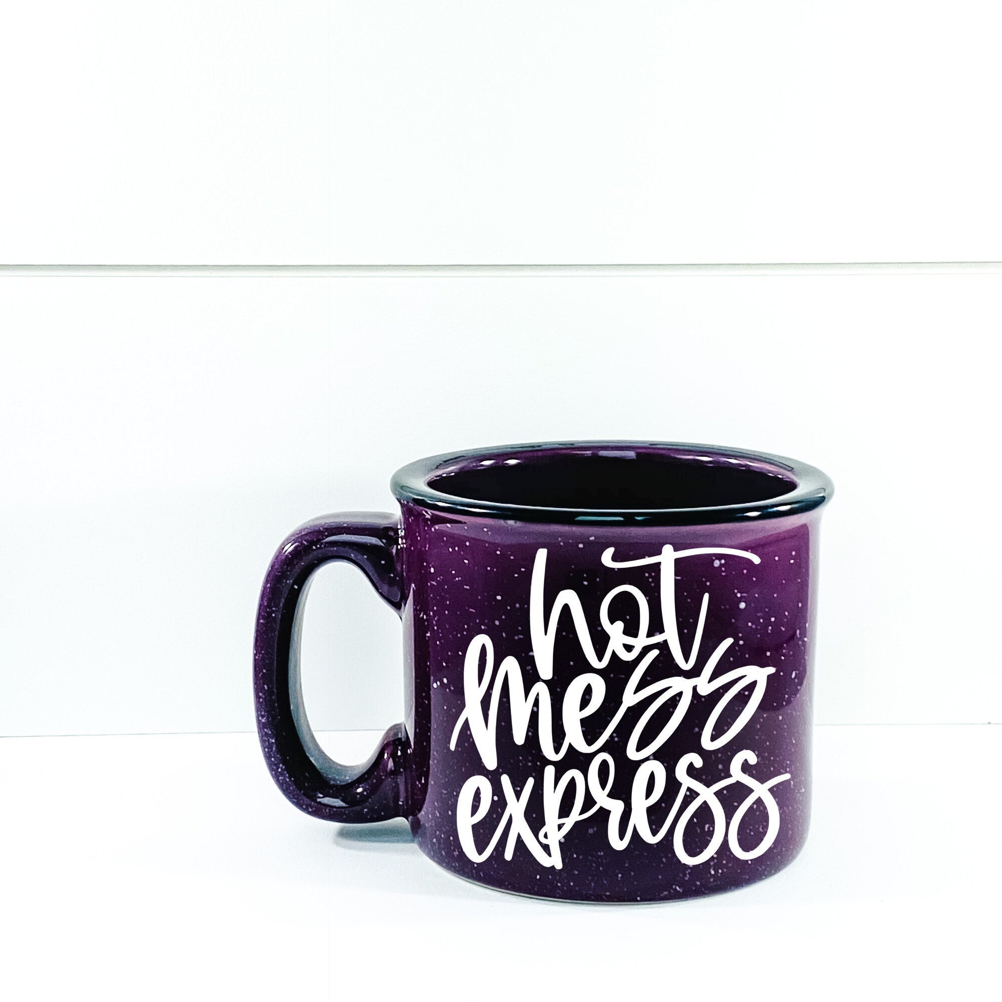 Hot Mess Express Campfire Mug with vibrant design, perfect for outdoor use.