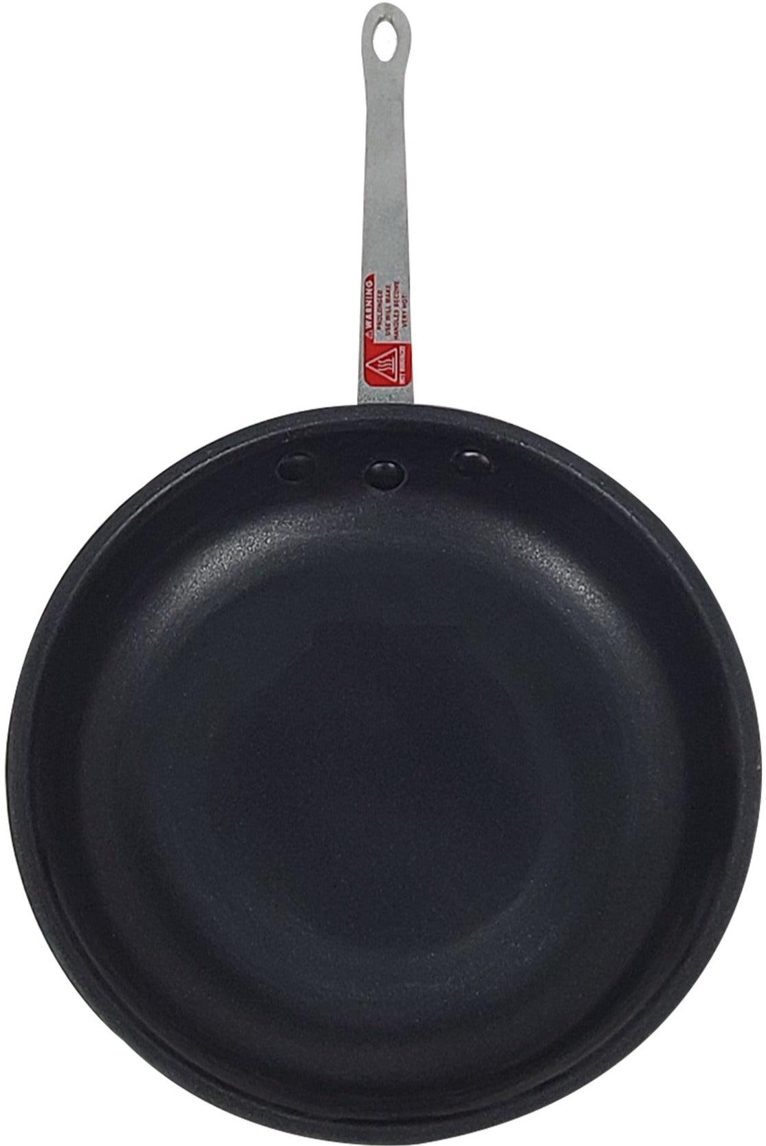 10-inch nonstick frying pan with aluminum handle, ideal for cooking.