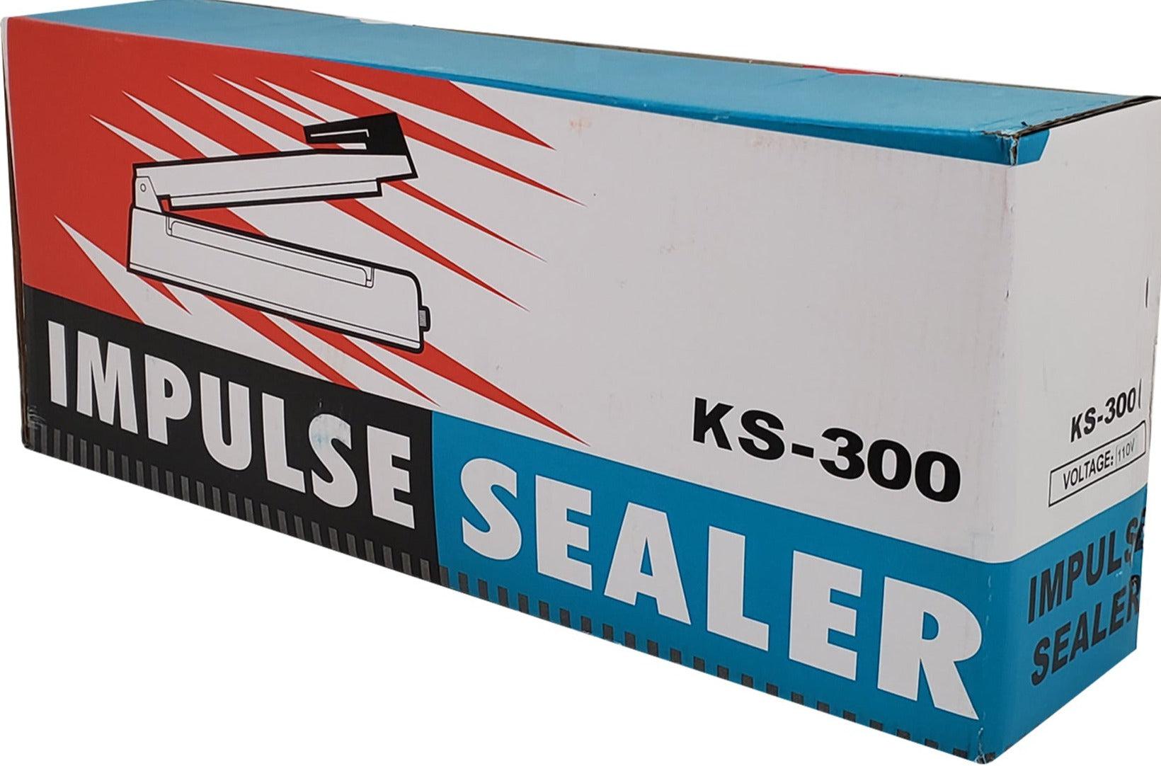 12-inch plastic bag sealer KS-300 designed for sealing food and preserving freshness.