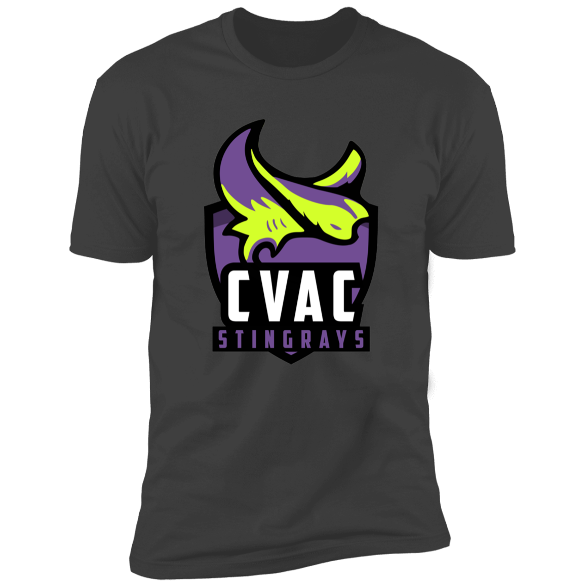 CVAC NL3600 Premium Short Sleeve T-Shirt in Heather Gray, showcasing its soft fabric and stylish design.