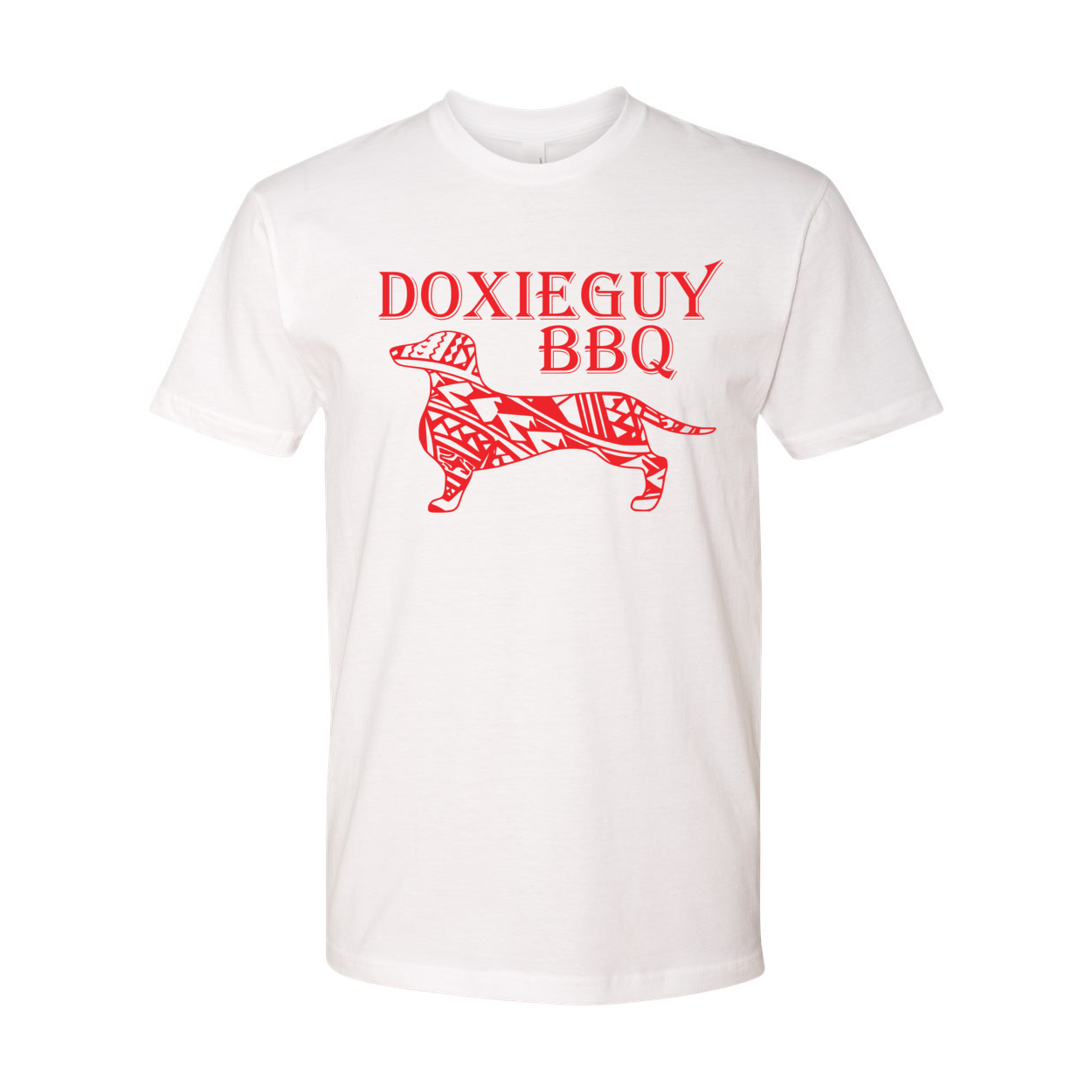 DoxieGuy BBQ Premium Short Sleeve Crew in a stylish design, made from soft, durable cotton, perfect for BBQ enthusiasts.