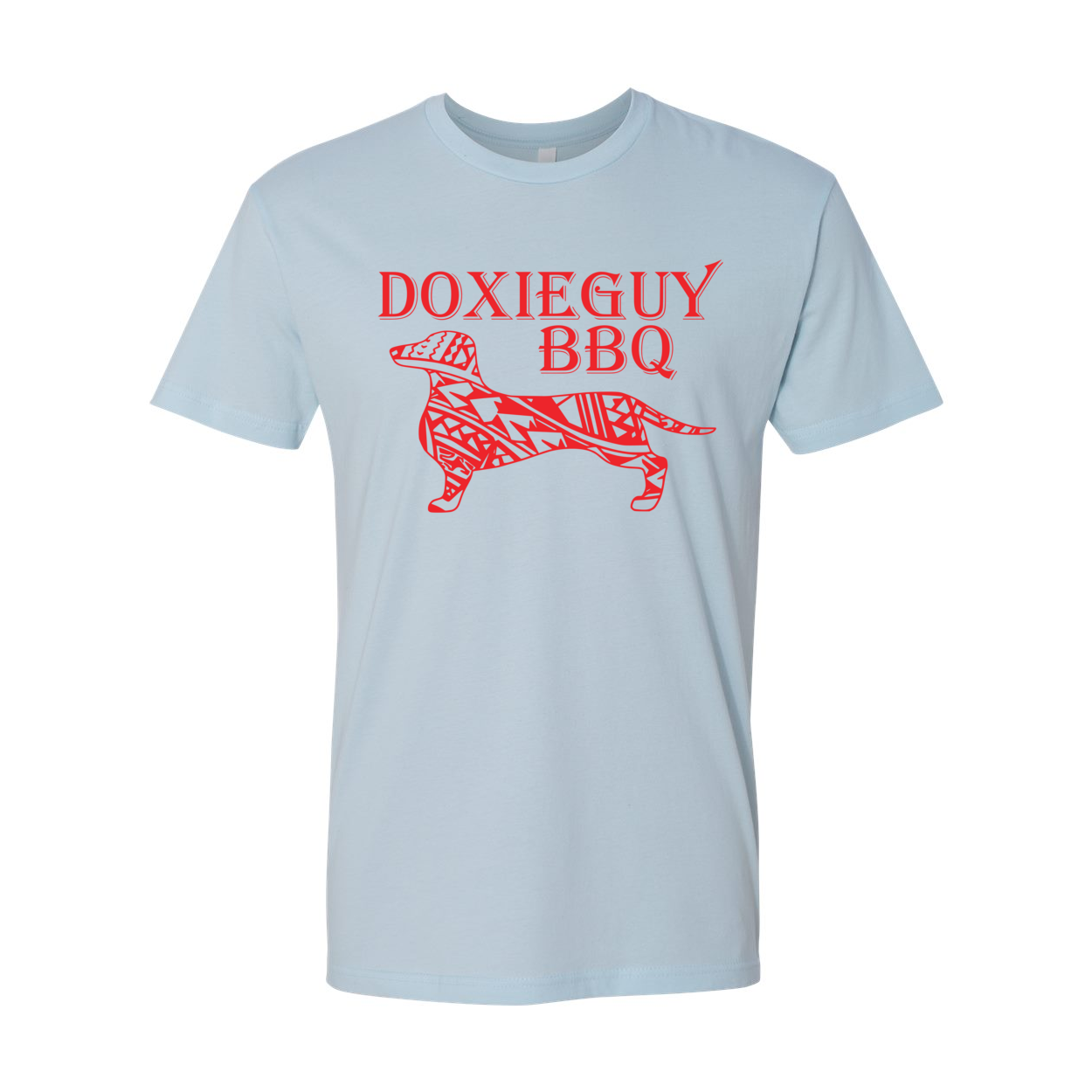 DoxieGuy BBQ Premium Short Sleeve Crew in a stylish design, made from soft, durable cotton, perfect for BBQ enthusiasts.