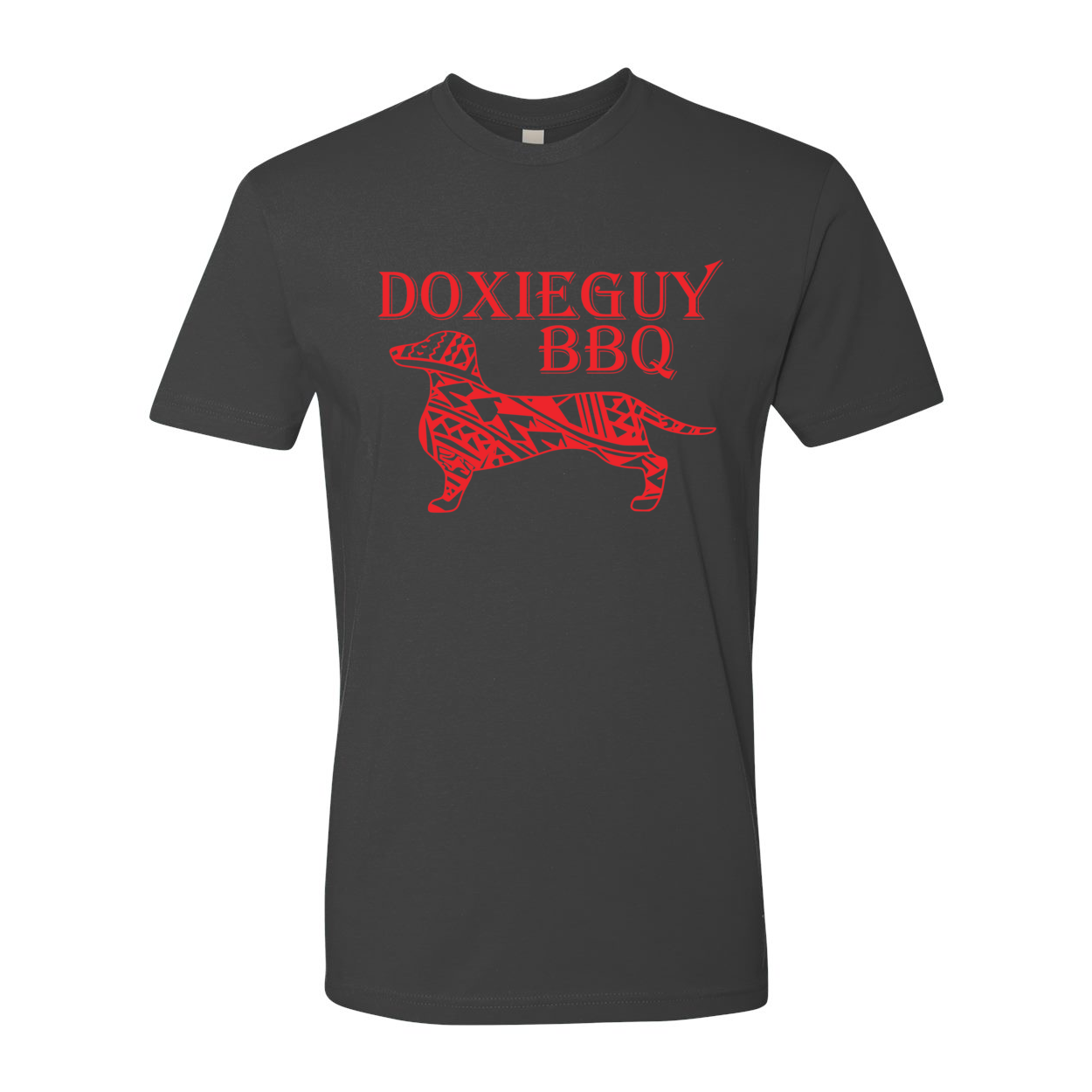 DoxieGuy BBQ Premium Short Sleeve Crew in a stylish design, made from soft, durable cotton, perfect for BBQ enthusiasts.