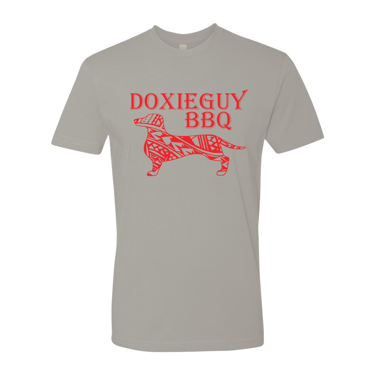 DoxieGuy BBQ Premium Short Sleeve Crew in a stylish design, made from soft, durable cotton, perfect for BBQ enthusiasts.