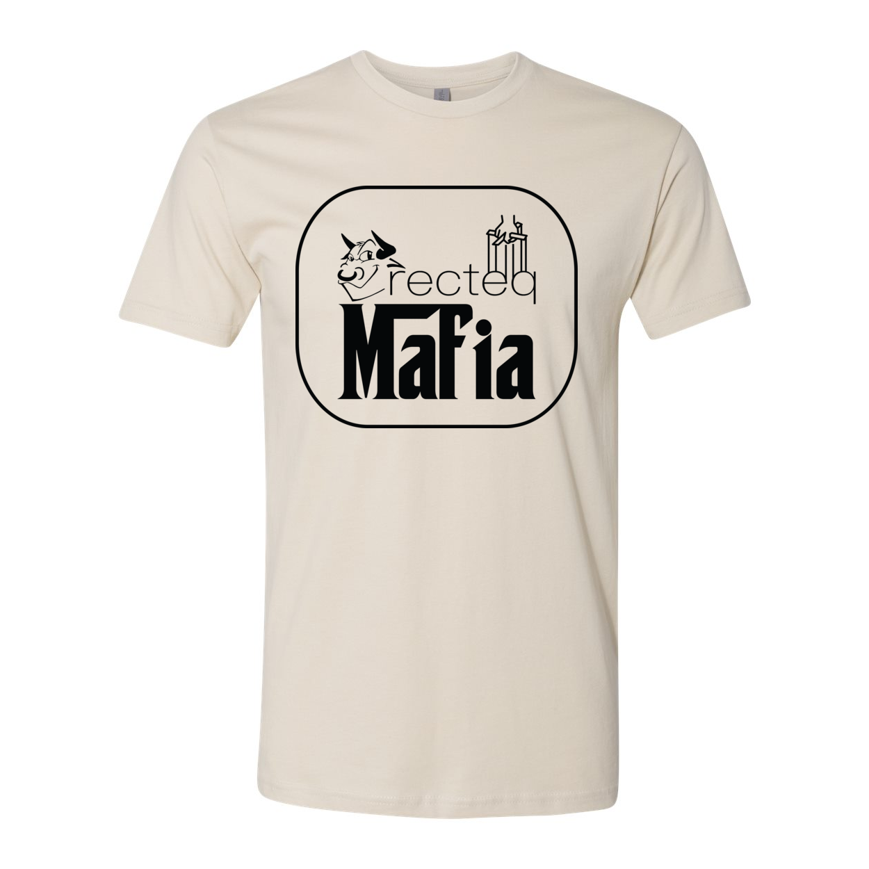 Front and back view of the Mafia 3 Black Print t-shirt, showcasing its stylish design and high-quality fabric.