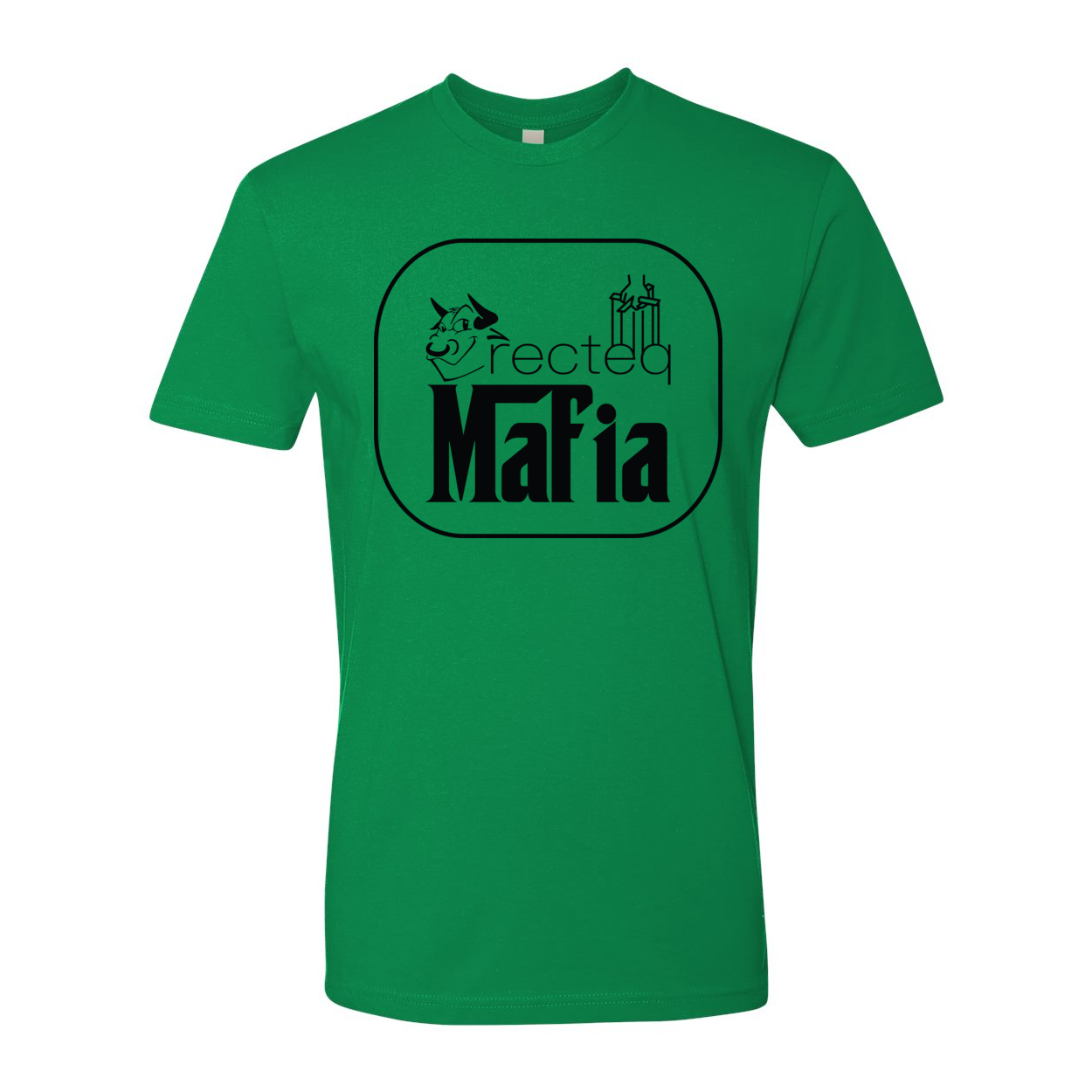 Front Print Mafia 3 Black Print t-shirt showcasing stylish design and soft fabric.