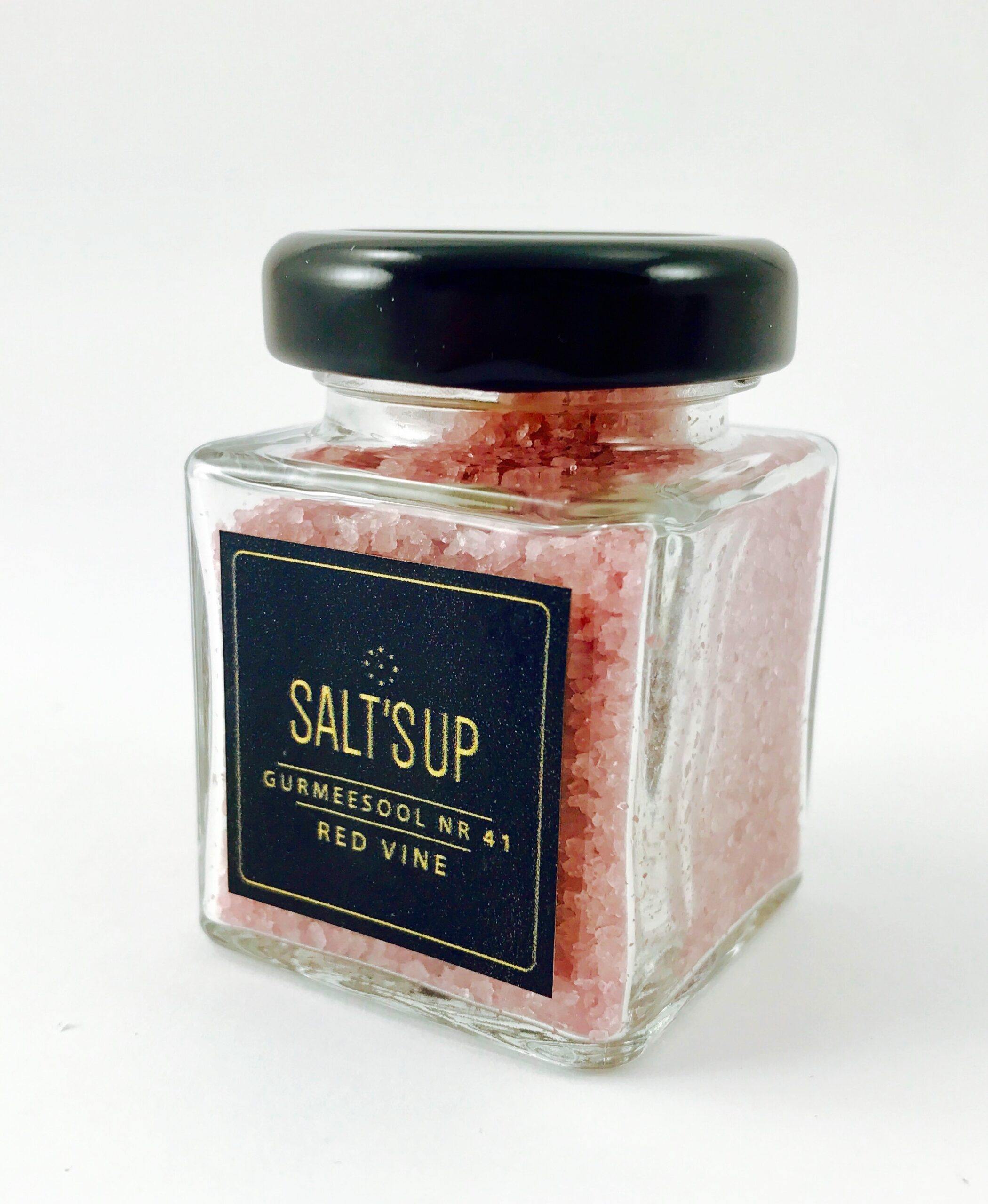 Gift box containing three jars of gourmet salt: PiriPiri, Red Wine, and Rose, elegantly packaged.