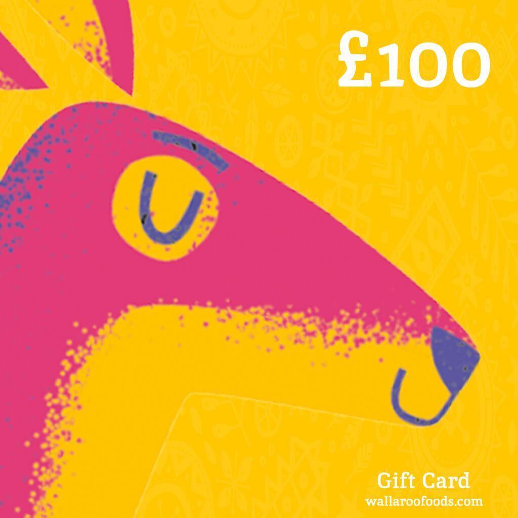 WALLAROO gift card displayed on a stylish background, showcasing its elegant design.