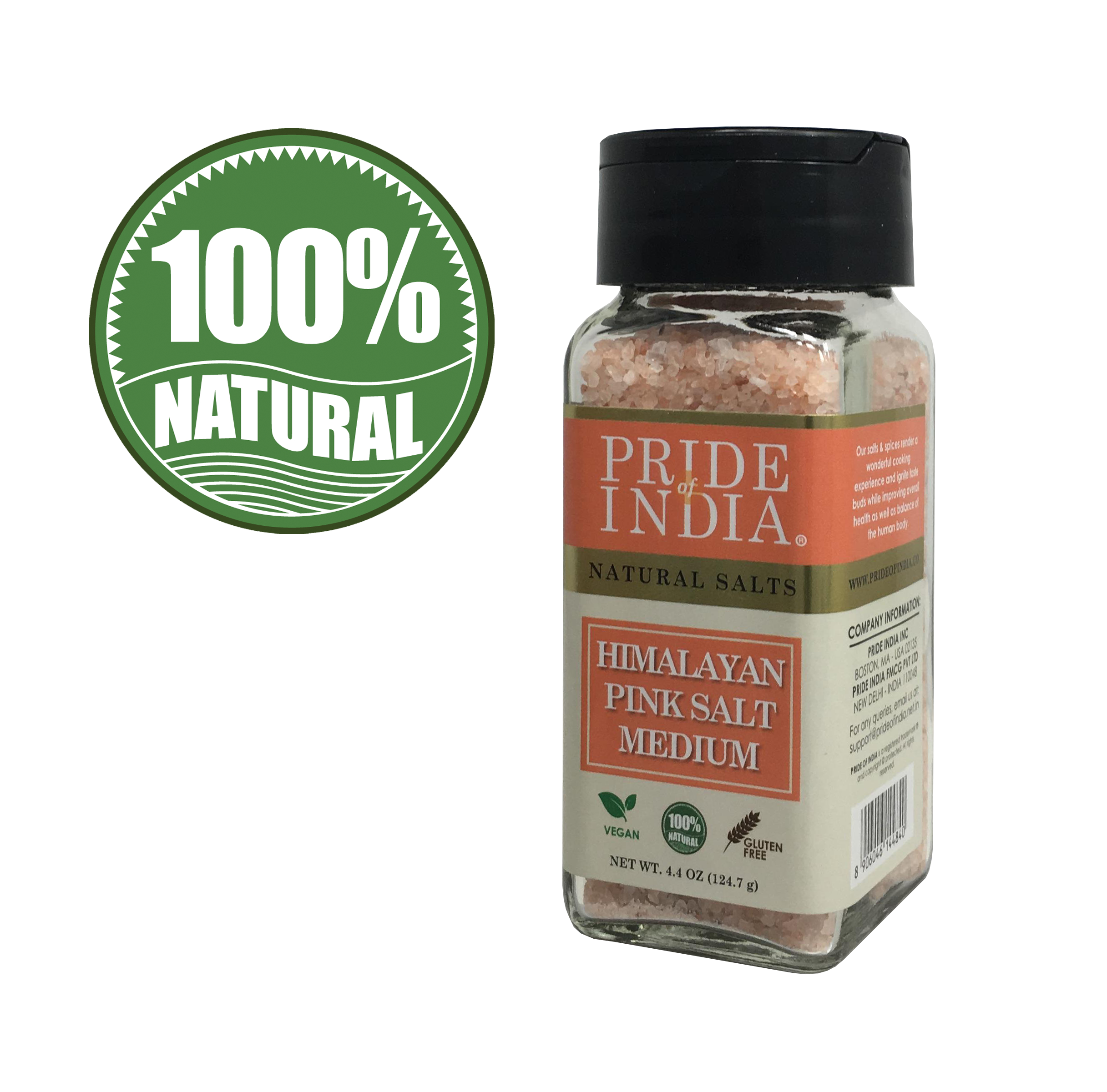 A bowl of Himalayan Pink Rock Salt - Medium Grind showcasing its coarse texture and reddish-pink color, ideal for cooking and therapeutic uses.