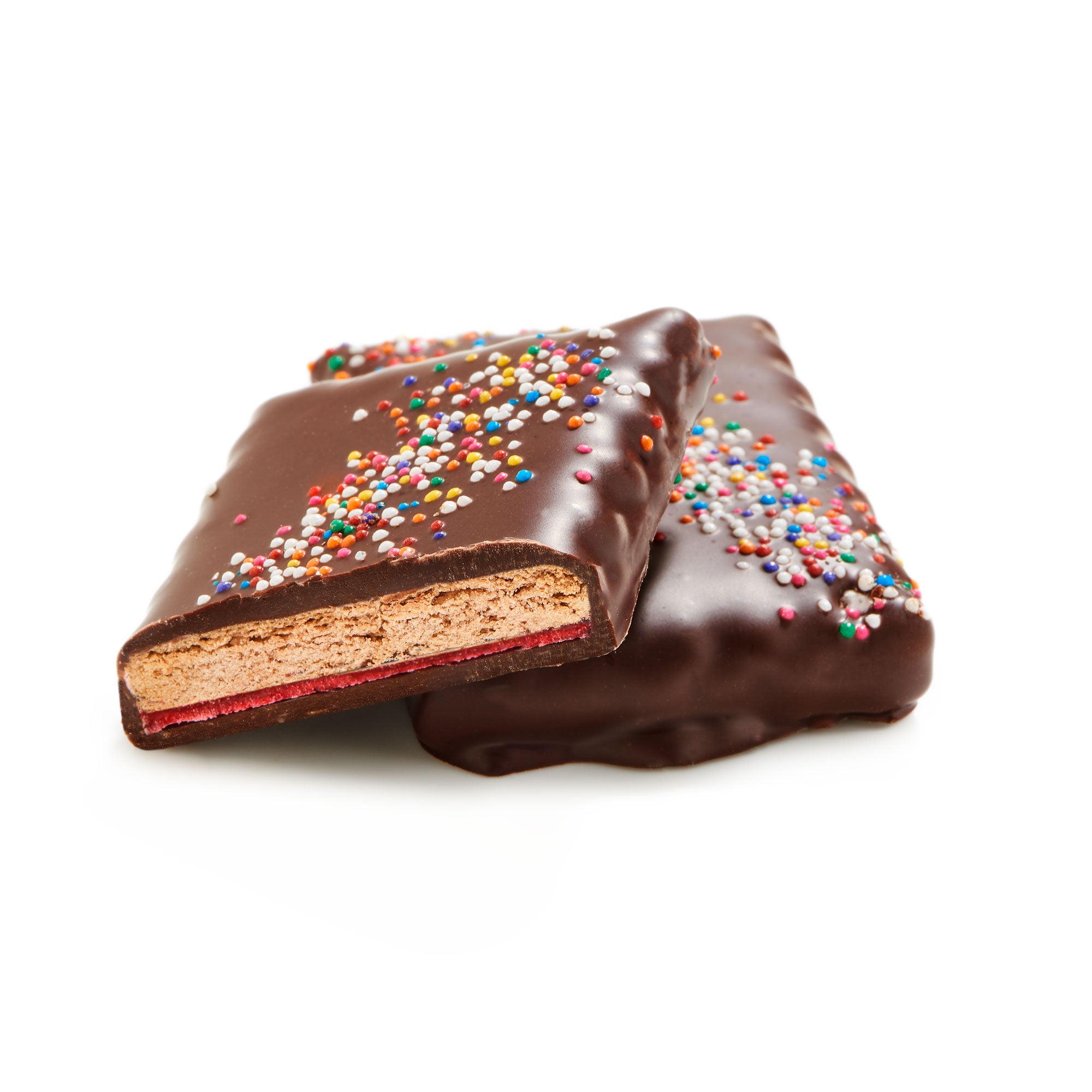 A 1-pound package of Jelly Graham, featuring a colorful jelly filling surrounded by graham cracker layers, perfect for snacking.