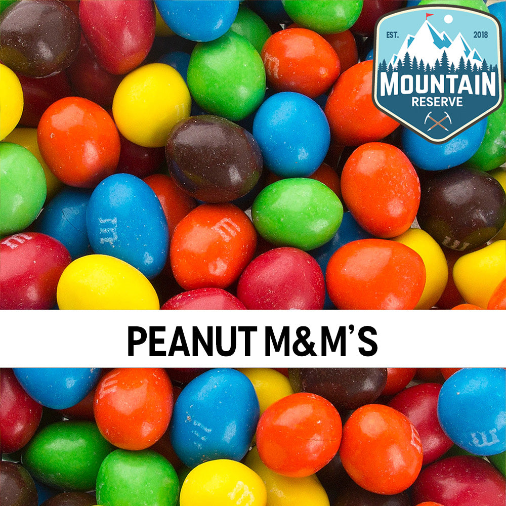 A 6oz container of Peanut M&Ms featuring colorful candy shells and crunchy peanuts.