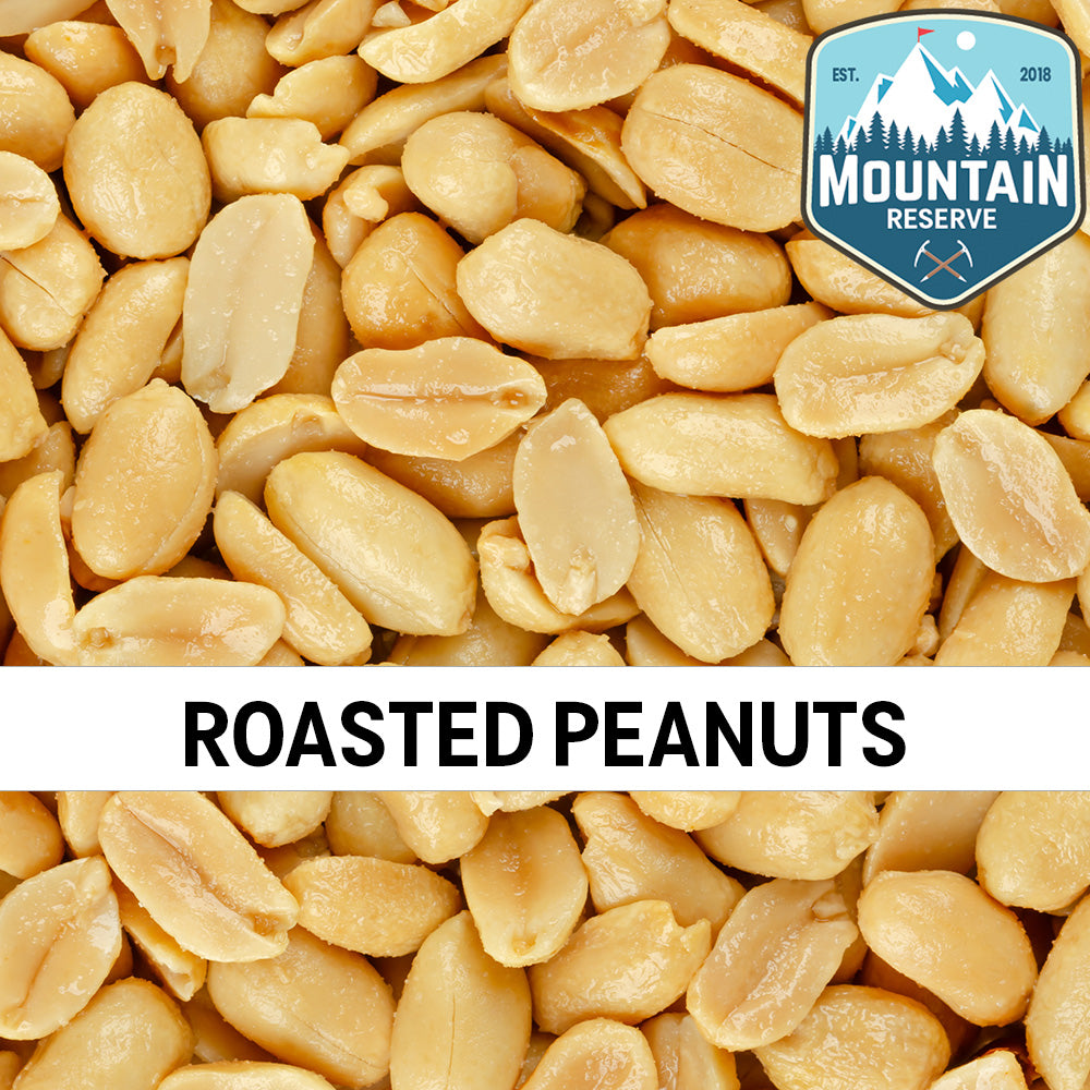 A 5oz container of roasted peanuts, showcasing their golden-brown color and crunchy texture.