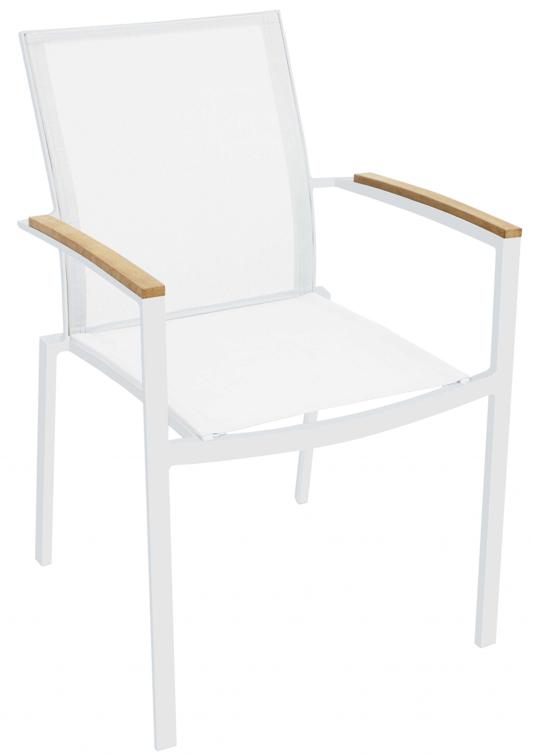 Stylish 22-inch white wood dining armchair with arms, perfect for modern decor.