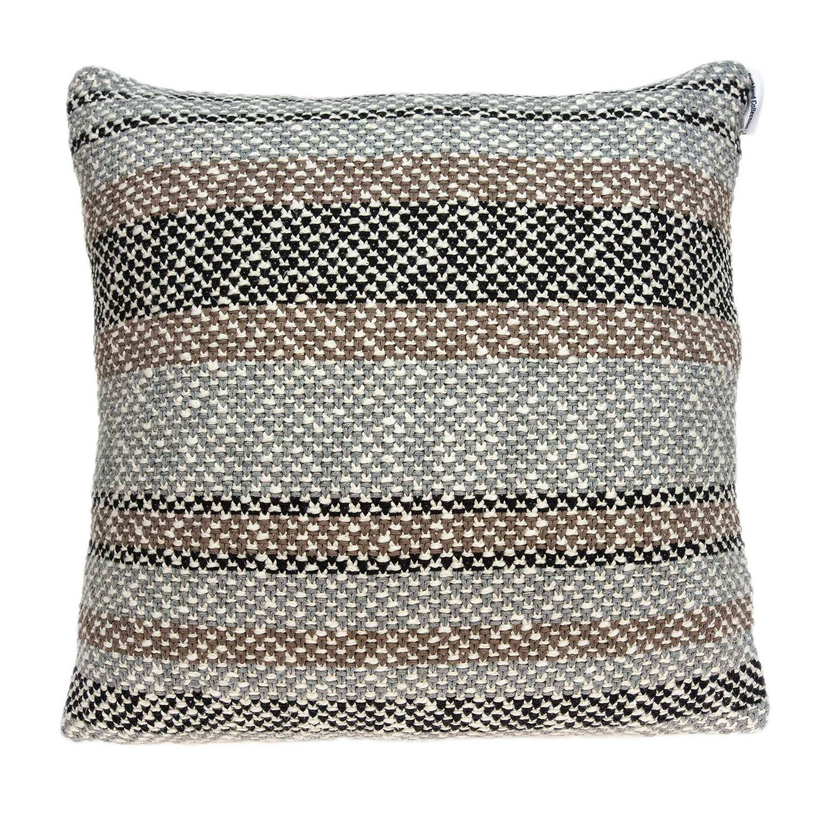 Elegant transitional tan accent pillow measuring 20x7x20 inches, crafted from 100% cotton, showcasing a soft and stylish design.