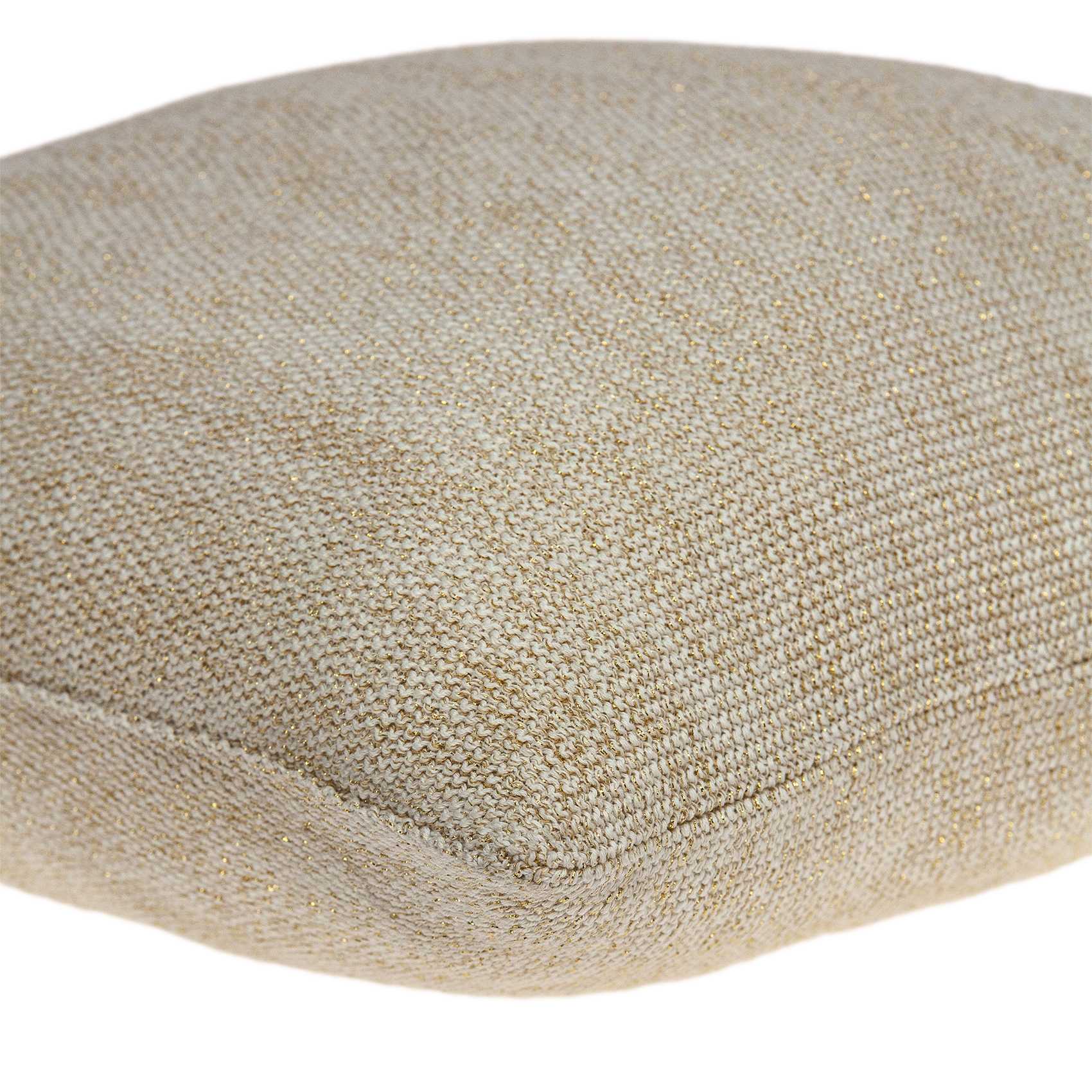 A stunning tan accent pillow measuring 20x7x20 inches, made from 100% cotton, showcasing a soft and elegant design.