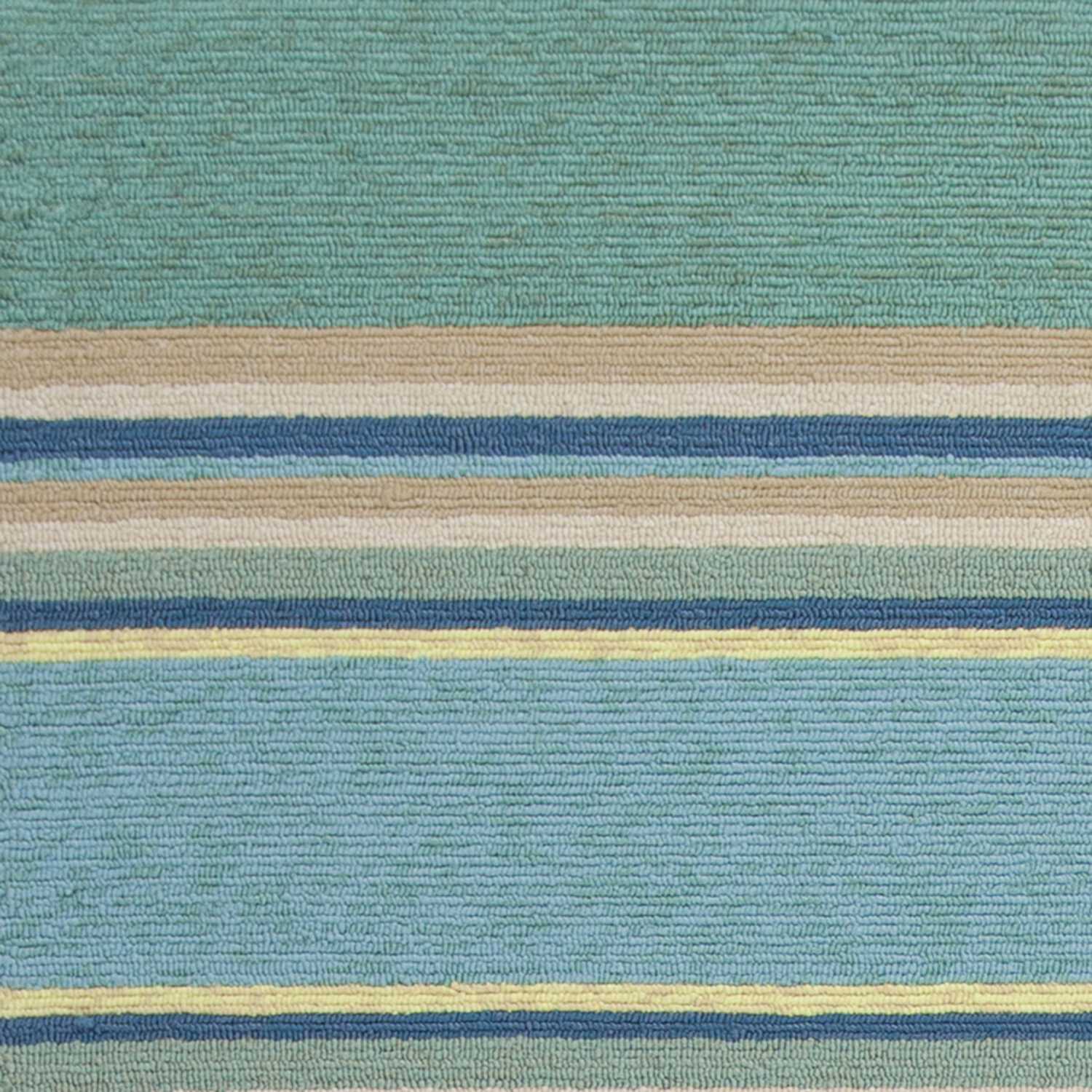 5x7 Ocean Stripes UV Treated Indoor Outdoor Area Rug featuring vibrant colors and modern design, perfect for enhancing any space.