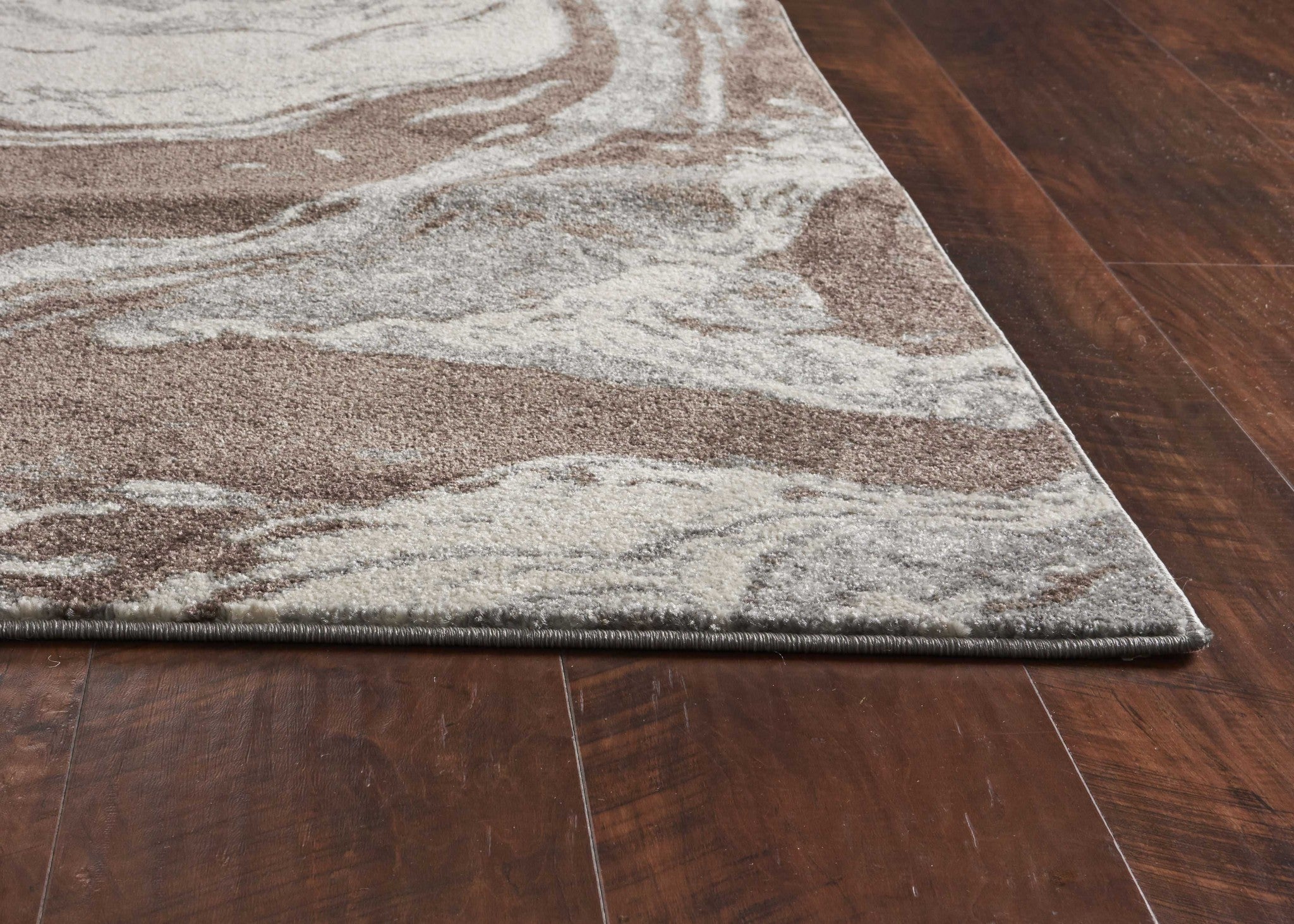 5 inches x 8 inches Mocha Marble Indoor Area Rug showcasing a beautiful mocha marble design, perfect for enhancing home decor.