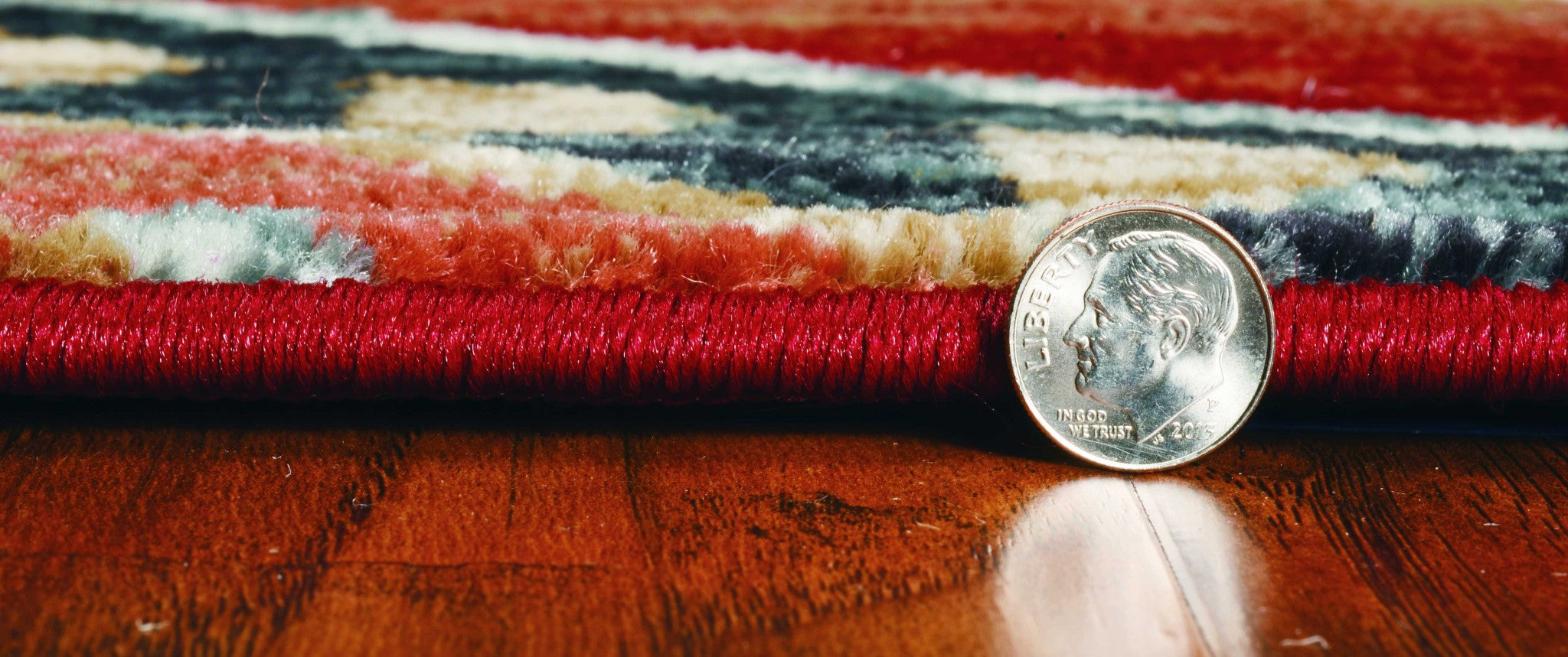 5 inches x 8 inches Red Aztec Diamond Area Rug featuring a vibrant red color and intricate diamond pattern, perfect for contemporary decor.