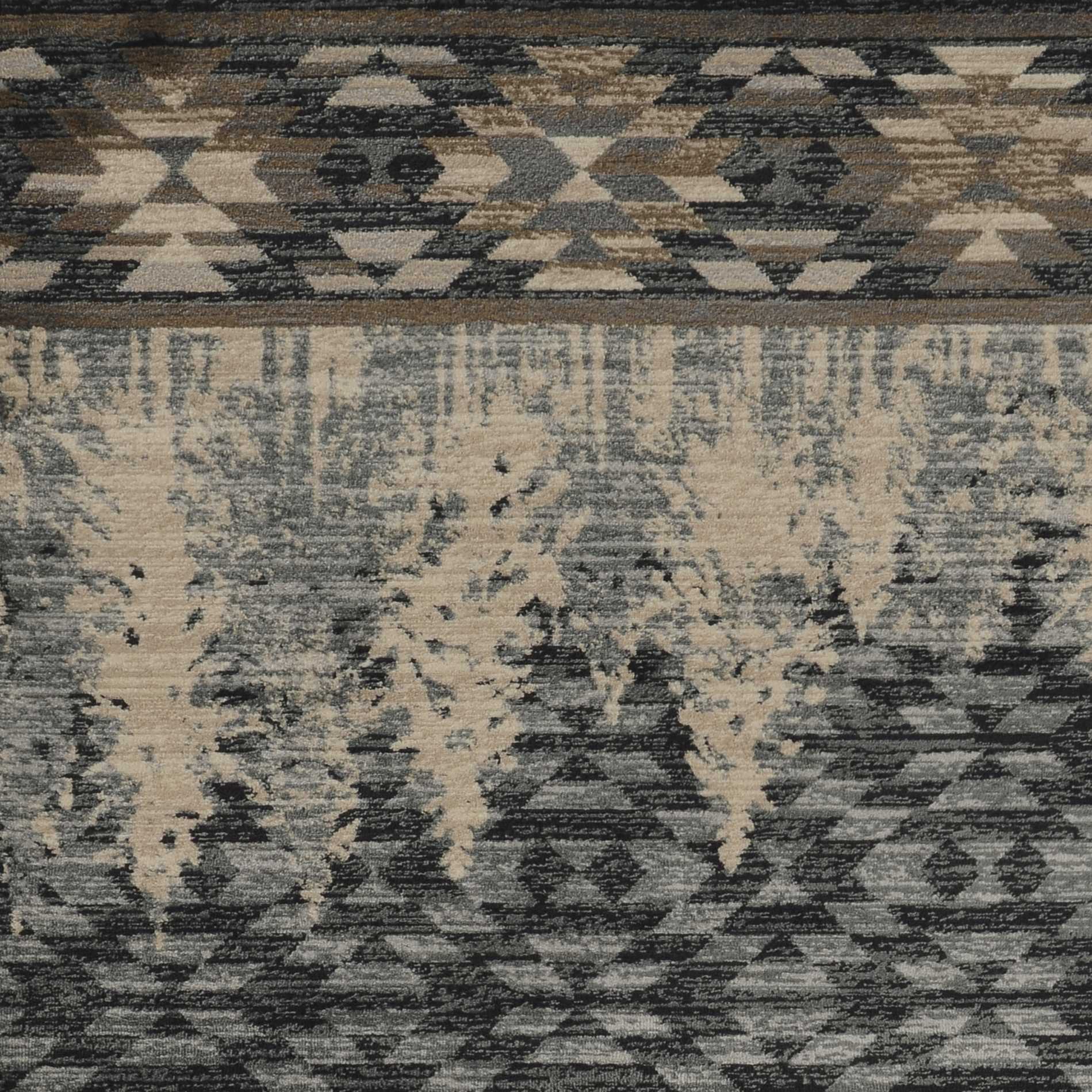 Slate Blue Winter Pine Trees Area Rug featuring a lodge-inspired design with pine trees, perfect for indoor decor.