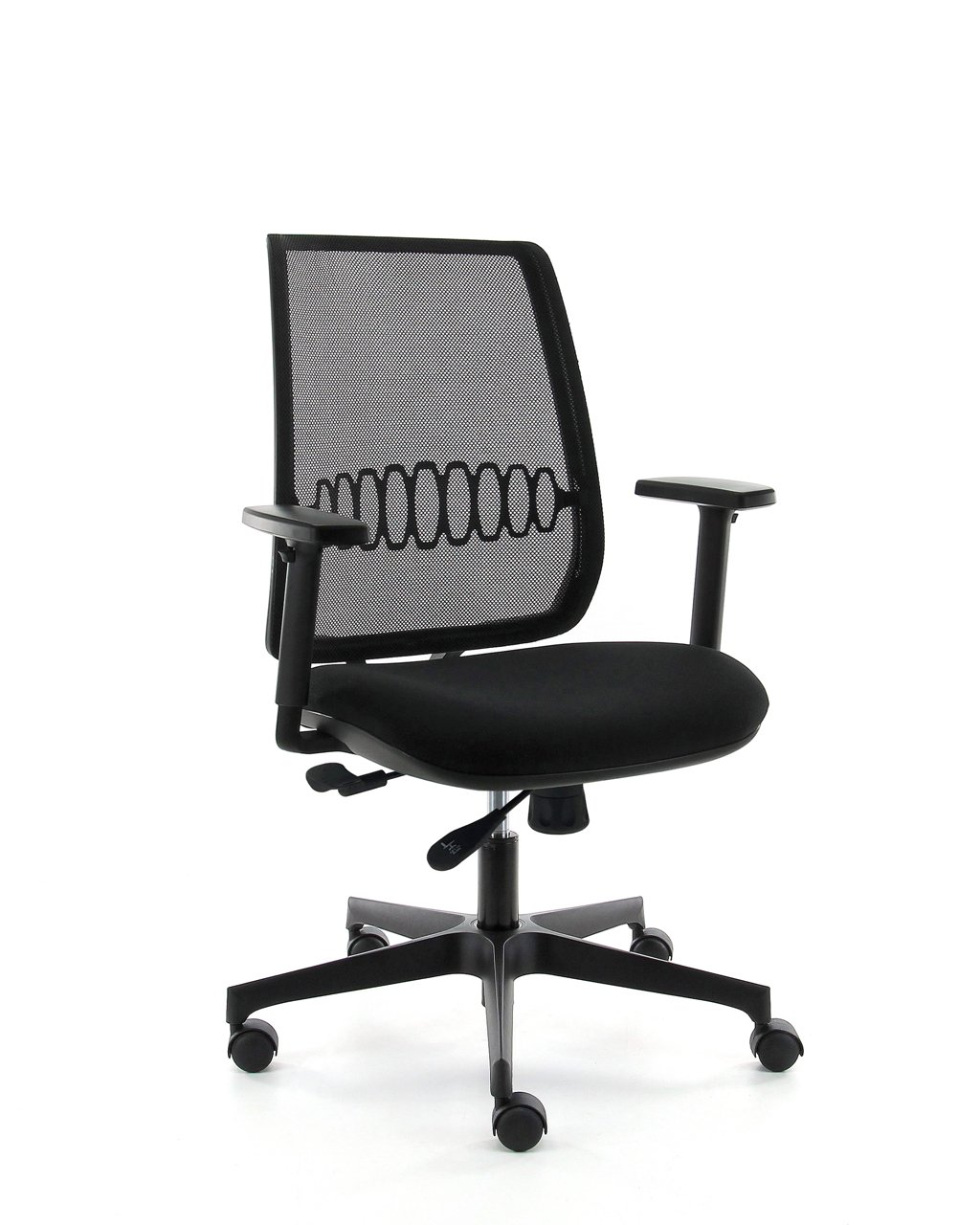 Office Chair 120 Mesh with adjustable features and ergonomic design, showcasing its mesh backrest and armrests.