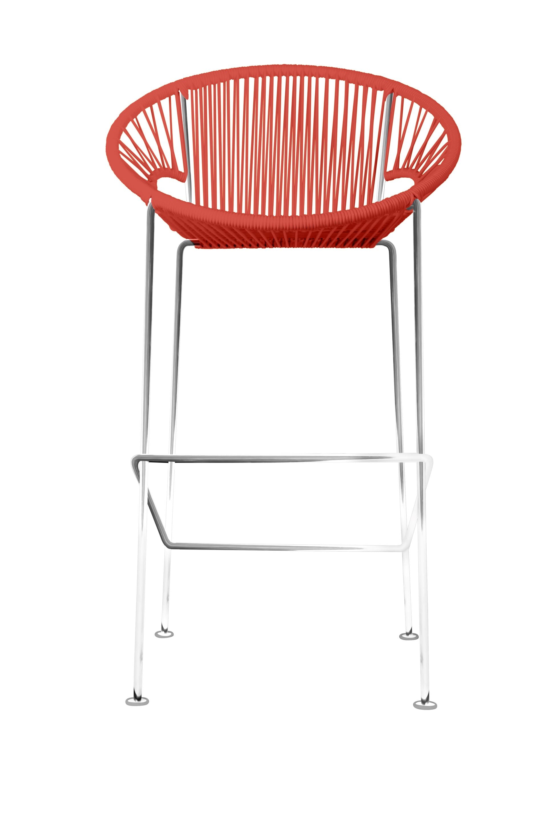 Puerto Counter Height Stool in vibrant colors with a stylish design, perfect for indoor and outdoor use.