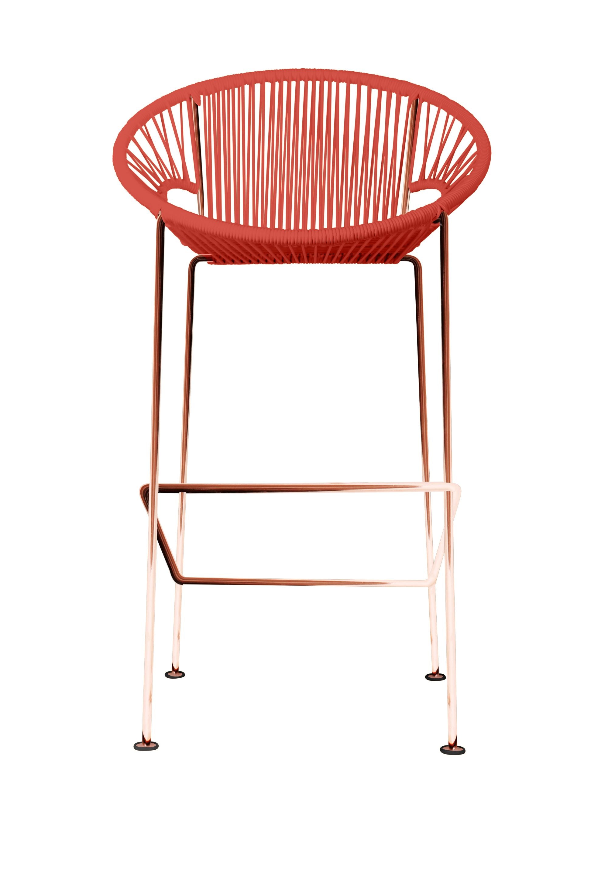 Puerto Counter Height Stool in vibrant colors with a stylish design, perfect for indoor and outdoor use.