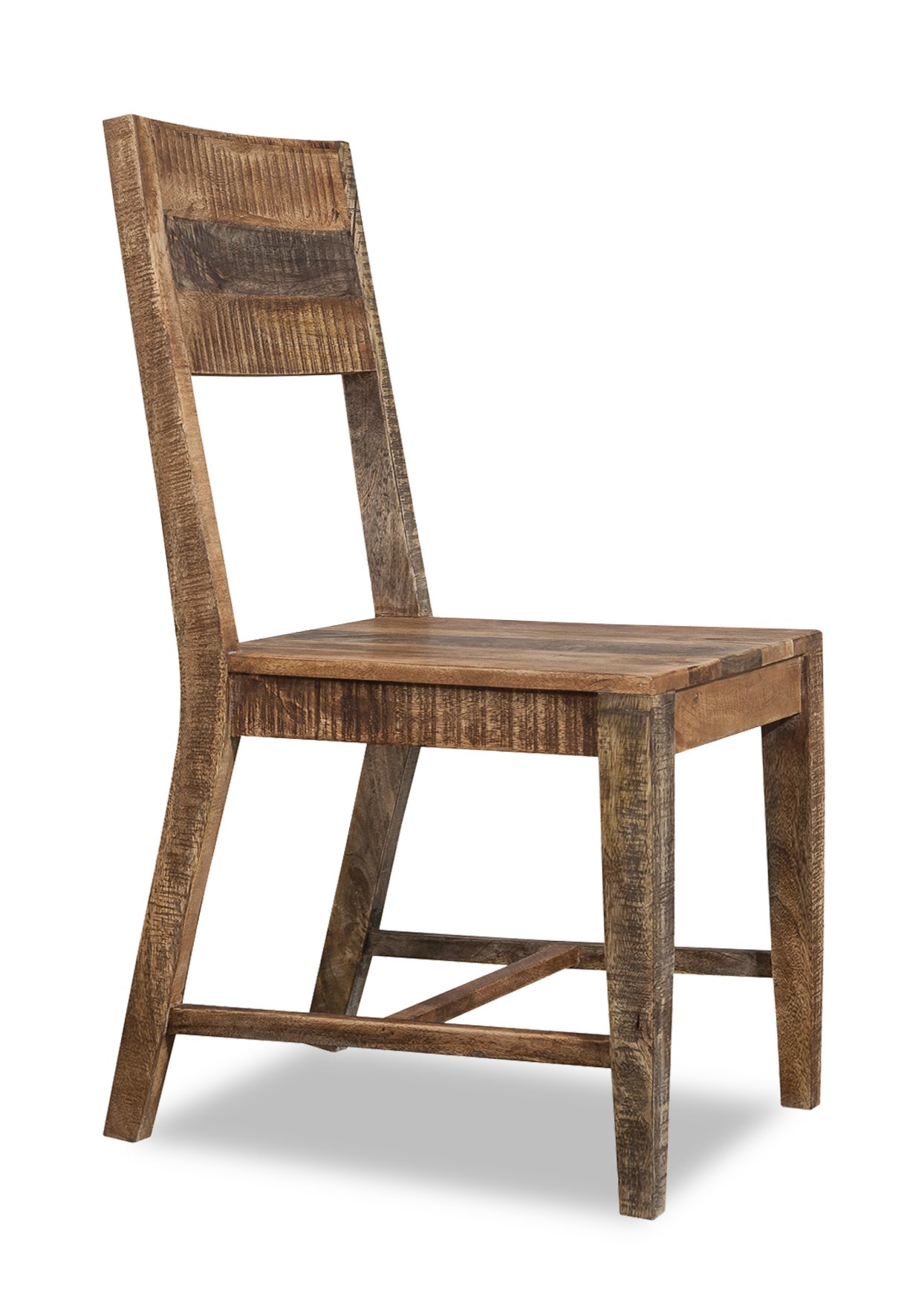 Set of 2 Solid Mango Wood Dining Chairs showcasing contemporary design and vibrant finish, perfect for enhancing any living space.