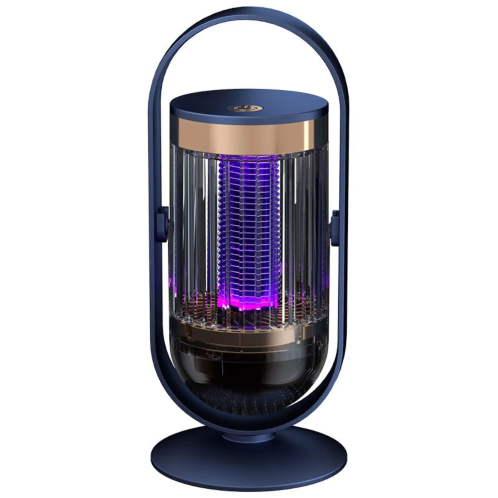 Electric Type Rechargeable USB Trap Light with a sleek design, featuring a removable collection basket and a protective mesh for safety.