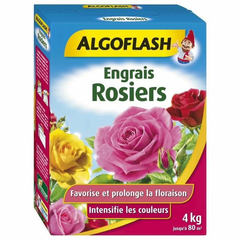 Box of Algoflash Rose Fertilizer.