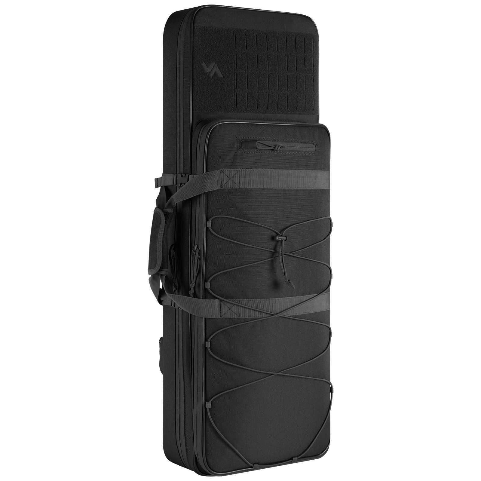 Tactical Rifle Case V2 with a sleek design, featuring a free magazine and padded interior for firearm protection.