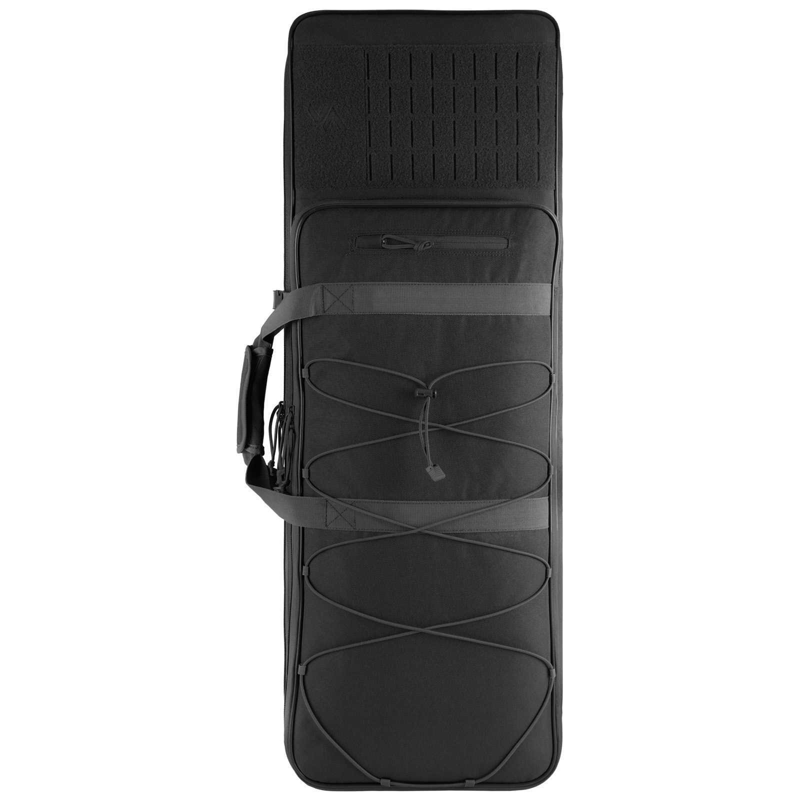 Tactical Rifle Case V2 with a sleek design, featuring a free magazine and padded interior for firearm protection.