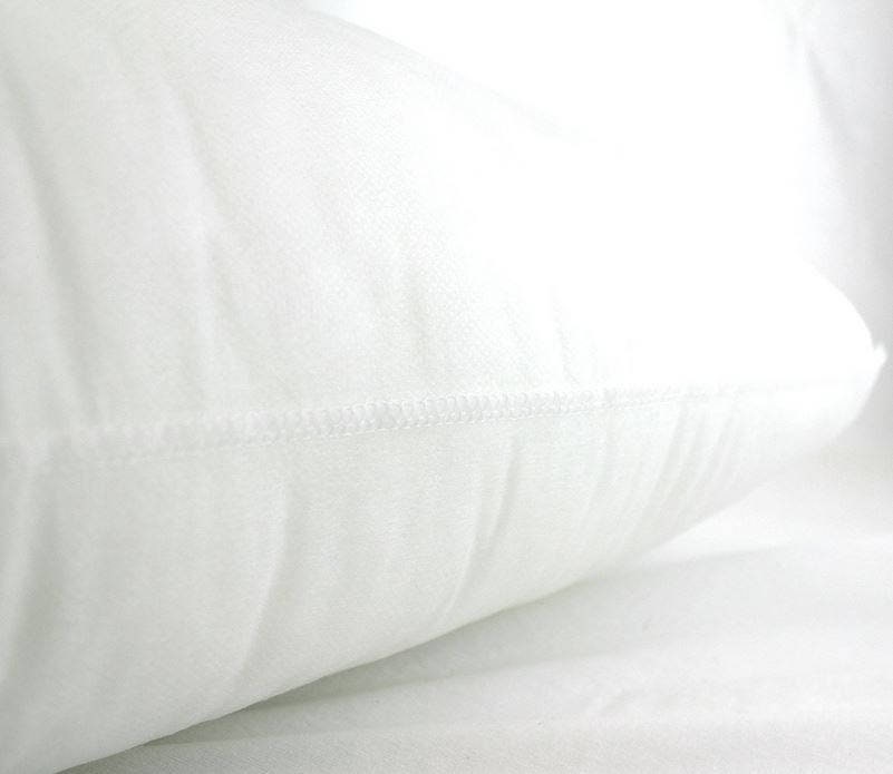 14x40 or 40x14 Down Alternative Hypoallergenic Pillow Insert with soft polyester fill and durable cotton blend fabric.