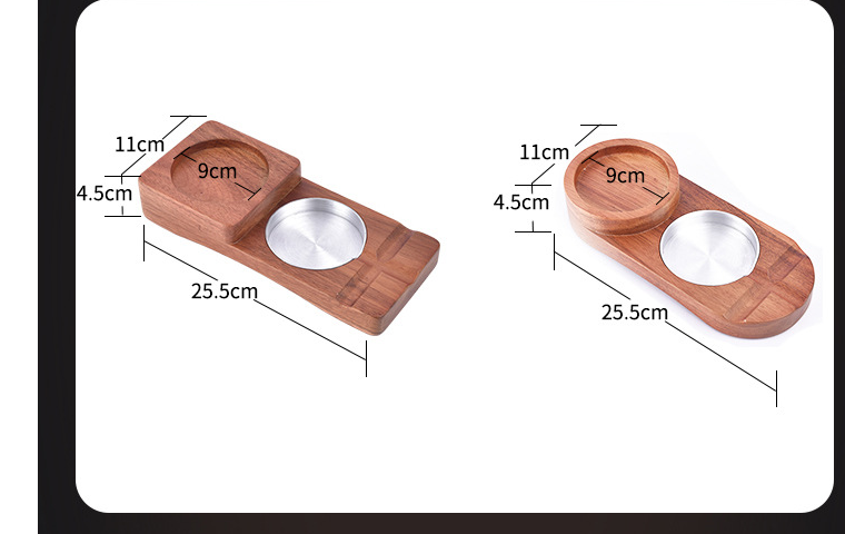 A rustic wooden tray designed for holding whiskey glasses and cigars, featuring a natural wood grain finish and a 2 in 1 design.