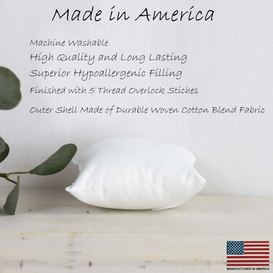 30x30 Square Angel Hair Pillow Insert showcasing its plush design and durable cotton blend fabric.