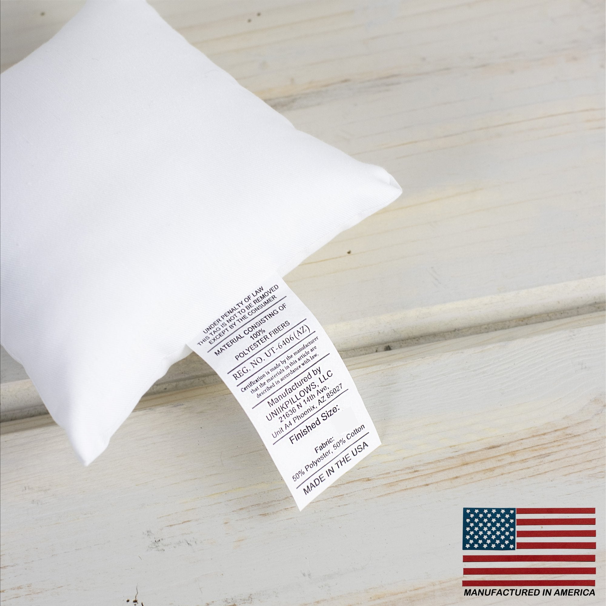 30x30 Square Angel Hair Pillow Insert showcasing its plush design and durable cotton blend fabric.