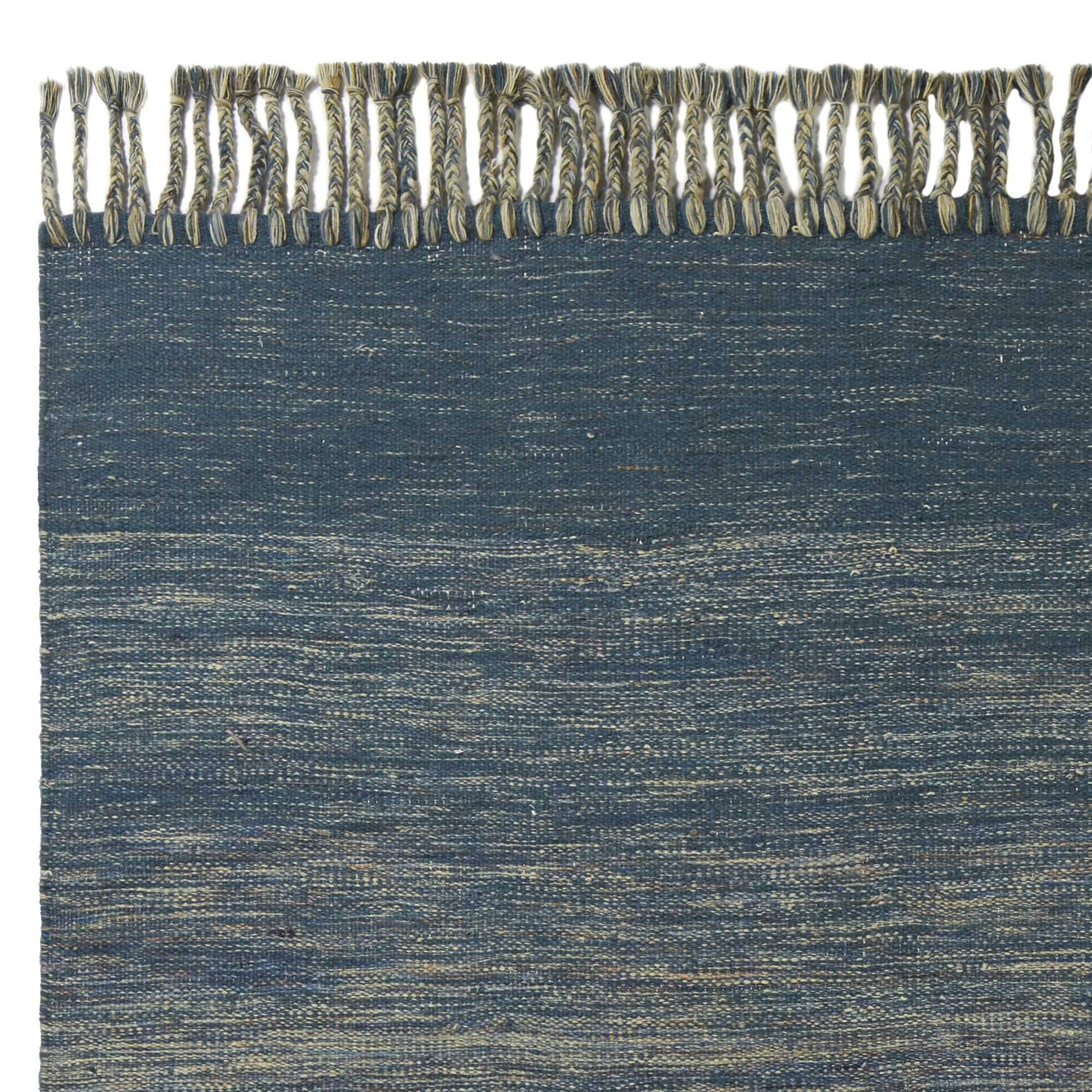 5 x 8 Wool Ocean Area Rug featuring a vibrant ocean landscape design with paint-dripping effects, hand woven from high-quality wool and cotton.