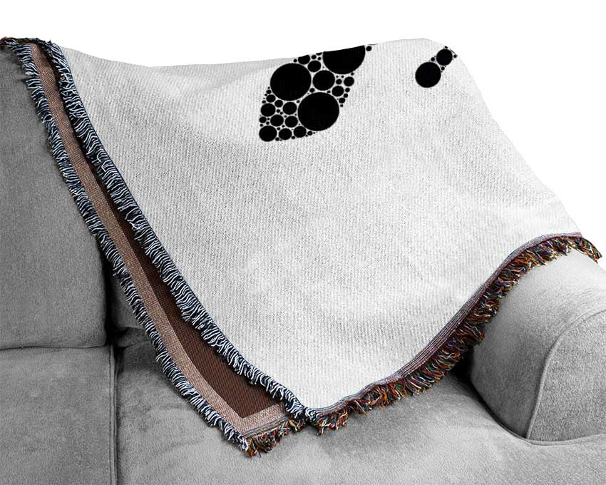 Aboriginal Lizard 5 throw blanket made from 100% cotton with a thermal weave, showcasing a luxurious and breathable finish.