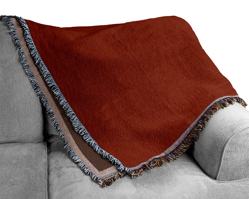 A luxurious Aboriginal Native Australian Kangaroo throw blanket made from 100% cotton, featuring intricate patterns and a soft, breathable texture.