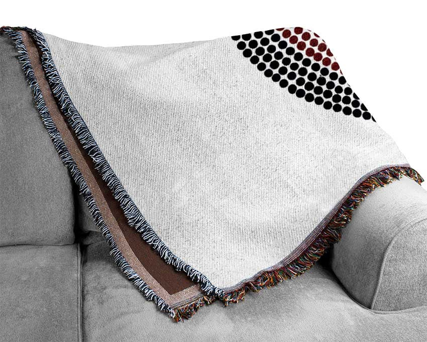 Aboriginal Pattern 7 throw blanket made from 100% cotton, featuring intricate designs and a luxurious finish, perfect for home decor.