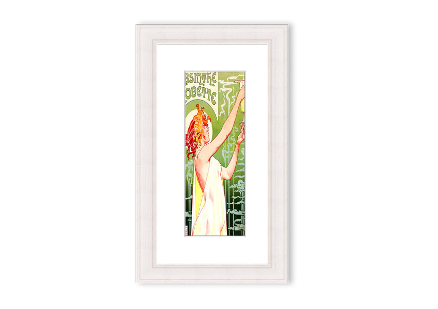 Absinthea Cornwall framed print showcasing vibrant landscape art, available in various frame colors.