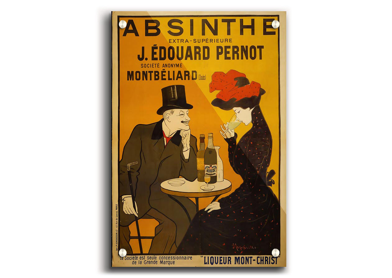 Absintheb acrylic print on 5mm thick acrylic glass, showcasing vibrant colors and modern design.