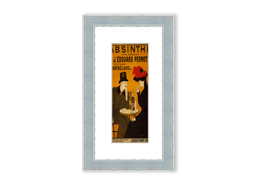 Absintheb Cornwall framed print showcasing vibrant colors and intricate details, available in various frame colors.