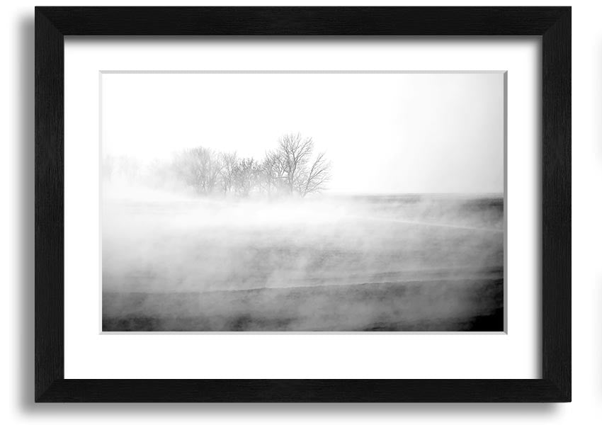 Absorption B n W framed print showcasing a modern black and white design, elegantly framed and ready to hang.