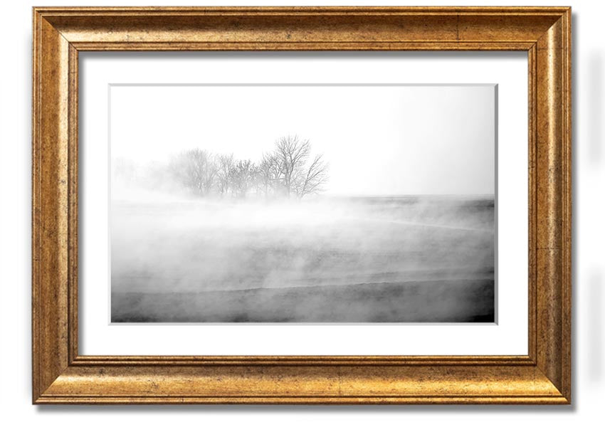 Absorption B n W framed print showcasing a modern black and white design, elegantly framed and ready to hang.